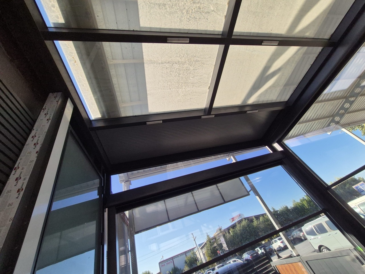 Pergola entièrement installée